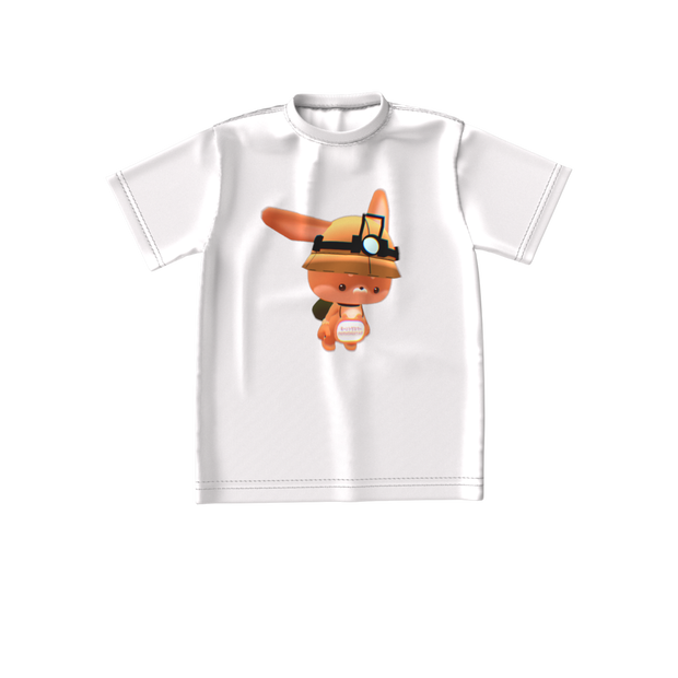 【ビッグシルエットTシャツ】耳伸び犬【いぬいぬ】
