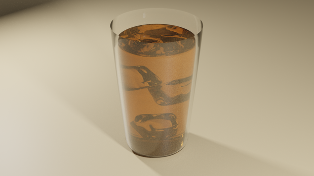 【３Dモデル】オレンジジュース