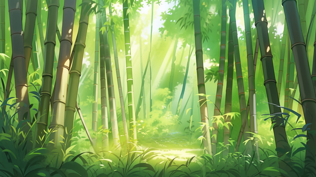 竹林の背景素材ver.2、１～１０
