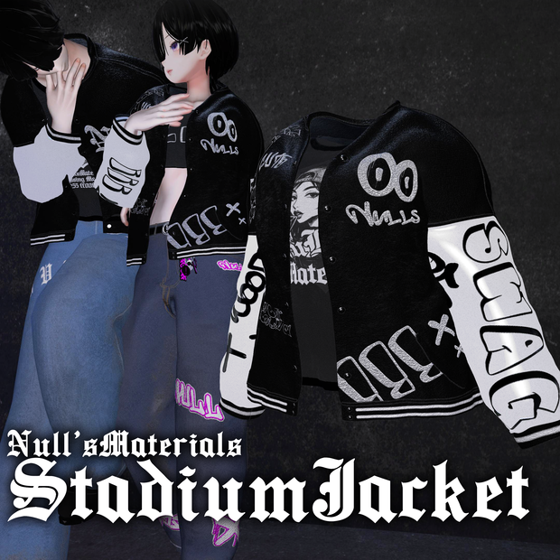 【森羅・水瀬対応】NMオリジナル スタジャン / Shinra・Minase】NMoriginal StadiumJacket