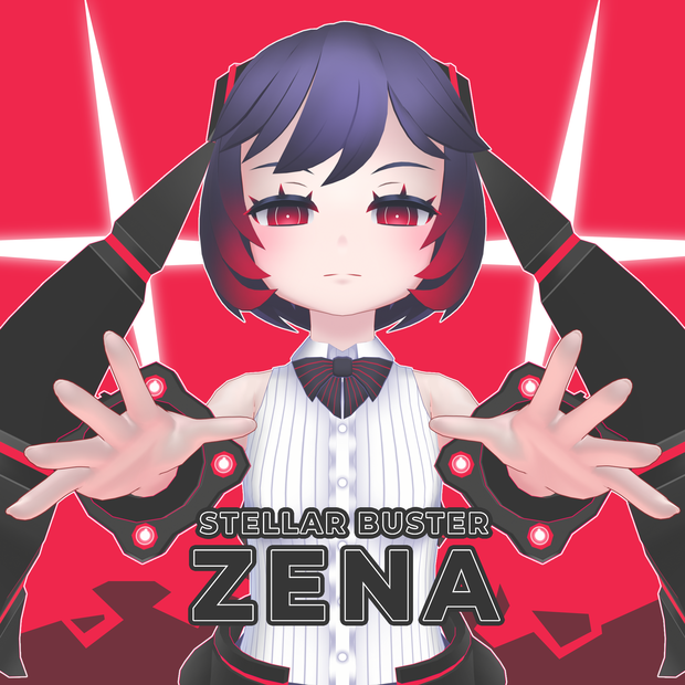 【オリジナル3Dモデル】 ステラ・バスター・ゼナ