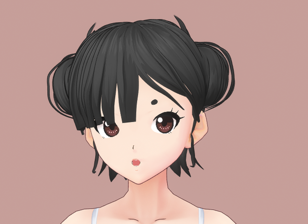 Vroid Twin Buns Preset