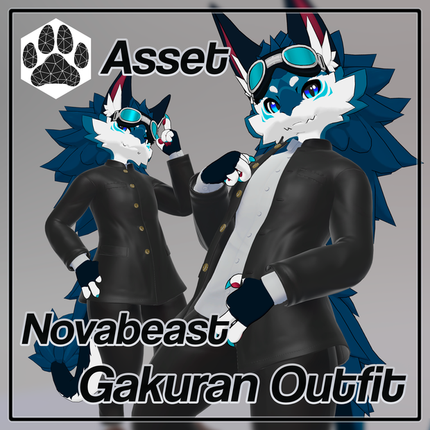 Novabeast Gakuran Outfit [VRChat] 学ラン