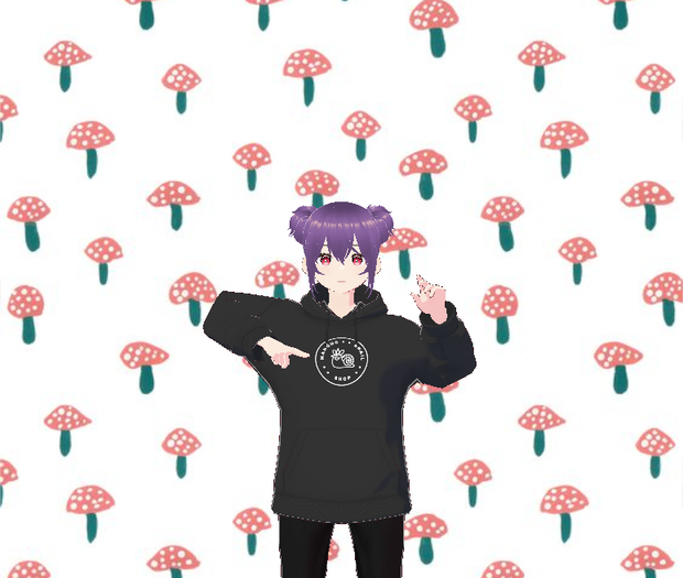 Black hoodie Mahoho Snail Logo Female free