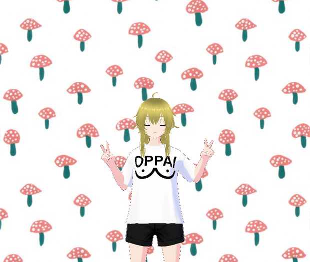 Oppai Tshirt Female White