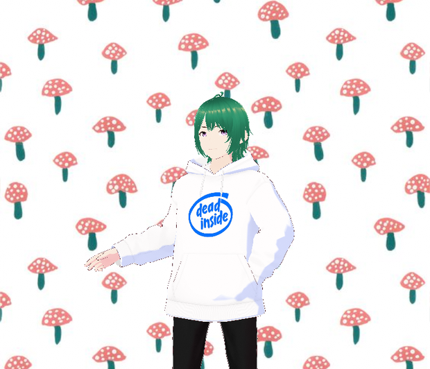 DI White Hoodie Male