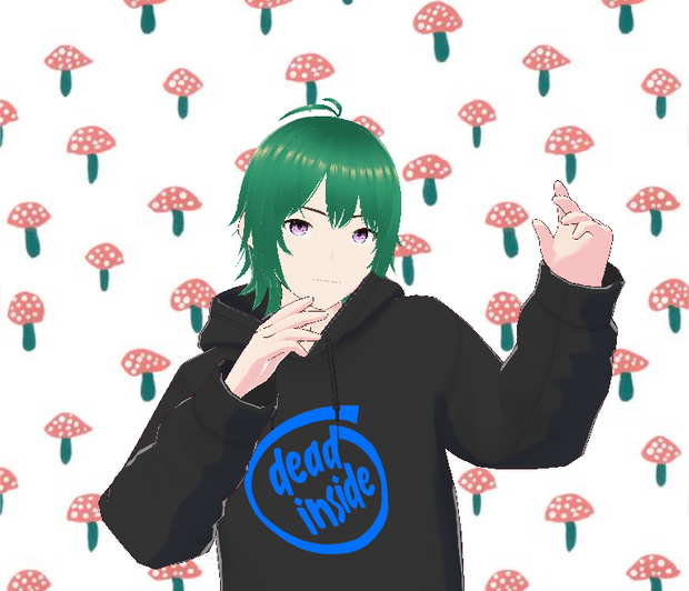 DI Black Hoodie Male