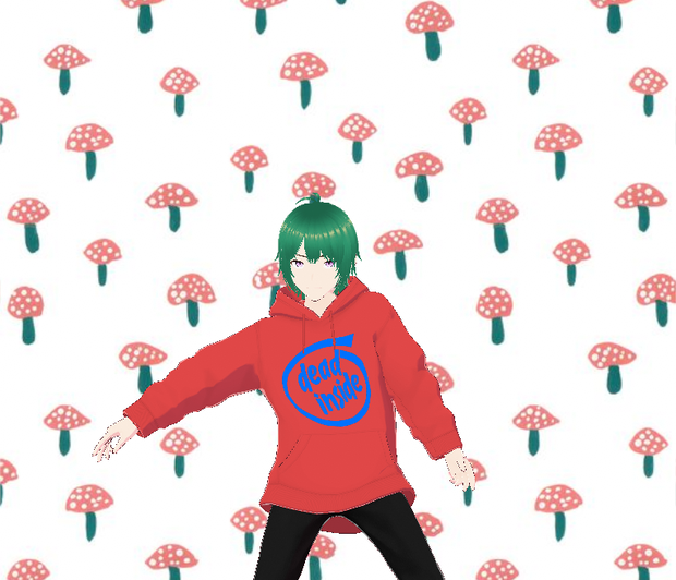 DI Red Hoodie Male