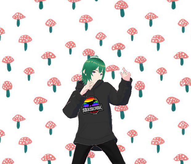 JP Black Hoodie Male
