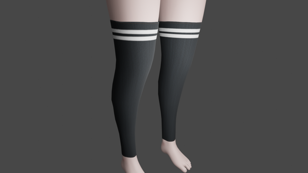 Ez' Knee Socks for VRChat FREE ASSET