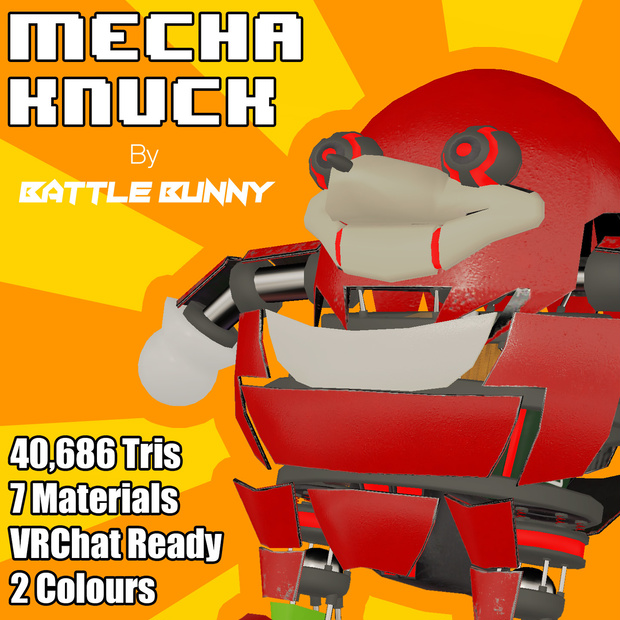[Original 3D Model] Mecha Knuck