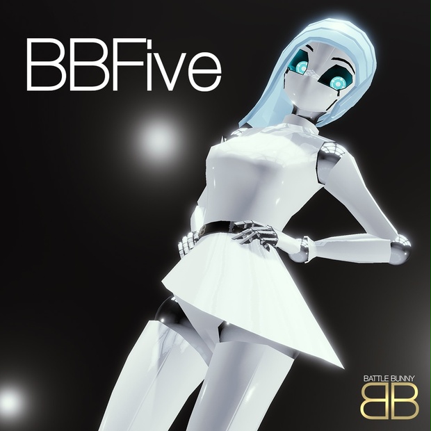 [Original 3D Model] BBFive VRChat Avatar - Battle Bunny Mods - BOOTH