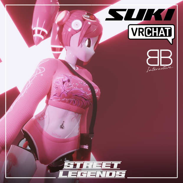 [Original 3D Model] Street Legends Suki S2000 VRChat Avatar