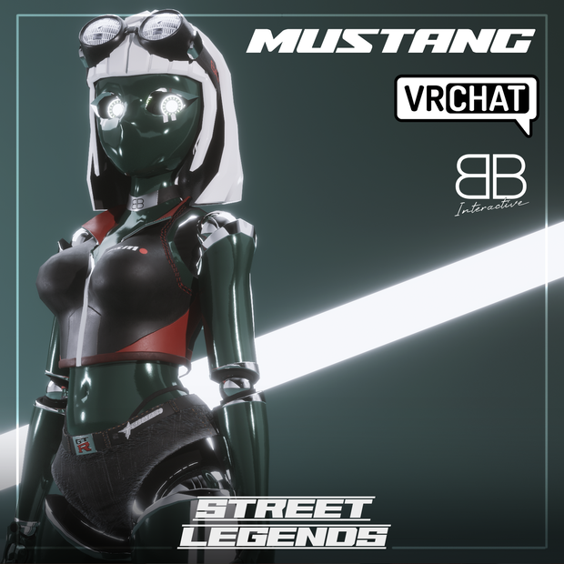 [Original 3D Model] Street Legends MUSTANG VRChat Avatar