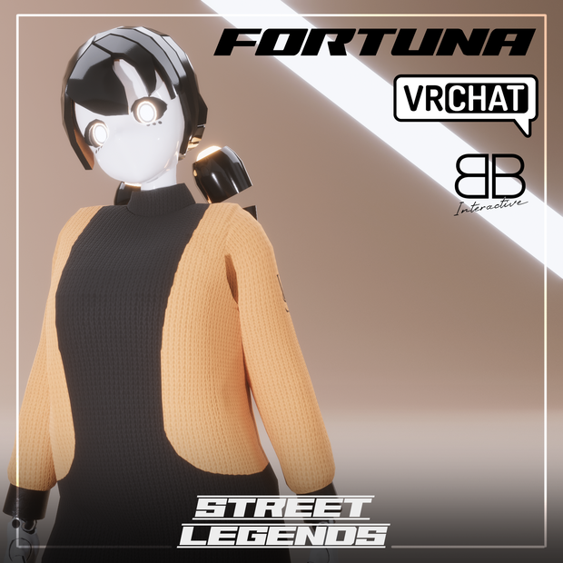 [Original 3D Model] Street Legends Fortuna VRChat Avatar