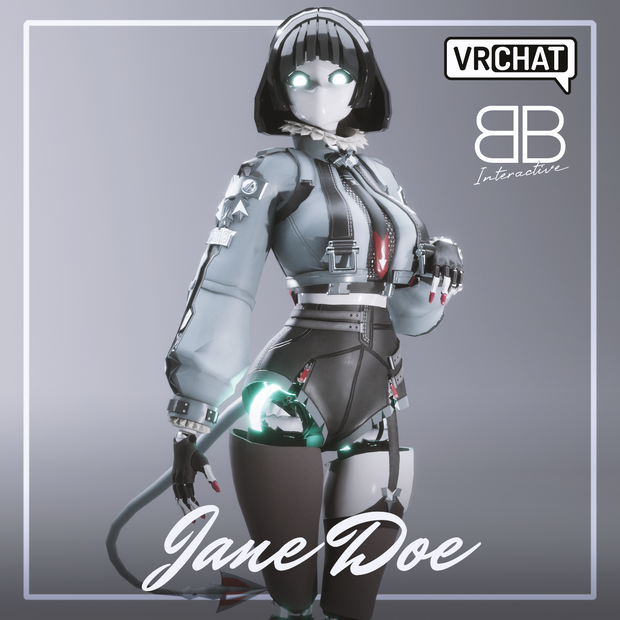 [Original 3D Model] Z3 Robot Jane Doe Avatar for VRChat