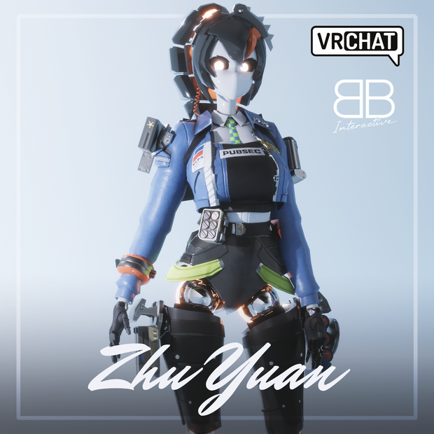 [Original 3D Model] Z3 Robot Zhu Yuan Avatar for VRChat