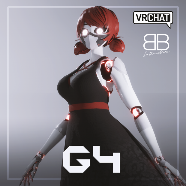 [Original 3D Model] G4 Avatar + Base Model Robot Girl for VRChat
