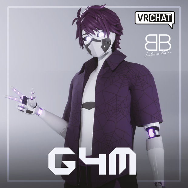 [Original 3D Model] G4M Avatar + Base Model Robot Boy for VRChat