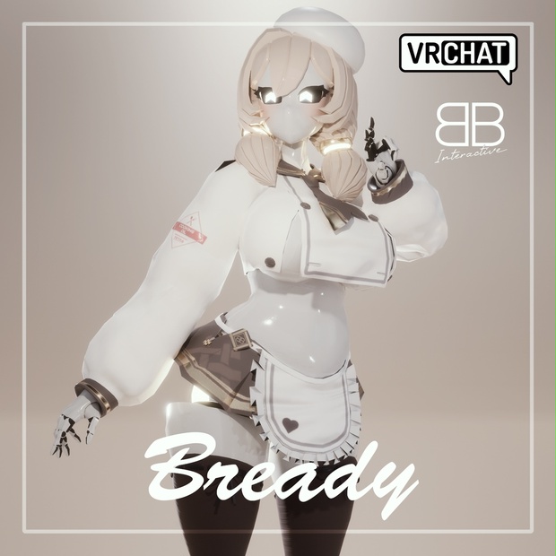 [Original 3D Model] NK Mecha Bready Avatar for VRChat - Battle Bunny ...