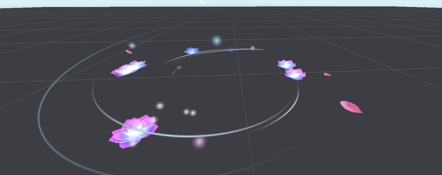 꽃 파티클(Flower particle)