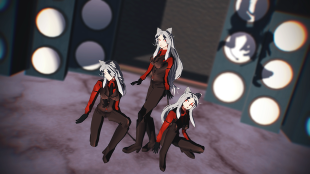 Helltaker ケルベロスMMDモデル