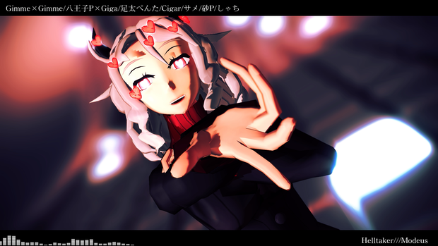 HelltakerモデウスMMDモデル
