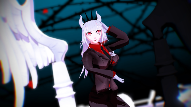 Helltaker地獄のCEOルシファー（Lucifer）MMDモデル