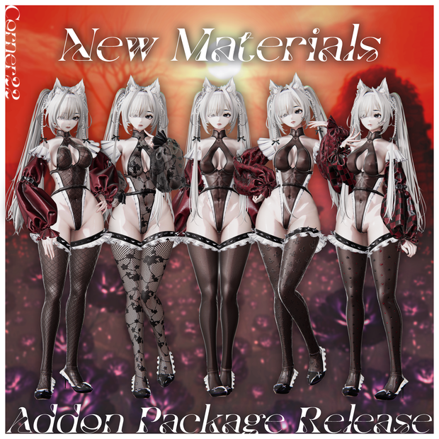 Free Addon Package Released【10アバター対応】Velatria「ヴェラトリア」
