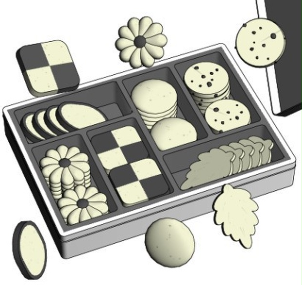 クッキー詰め合わせ３D