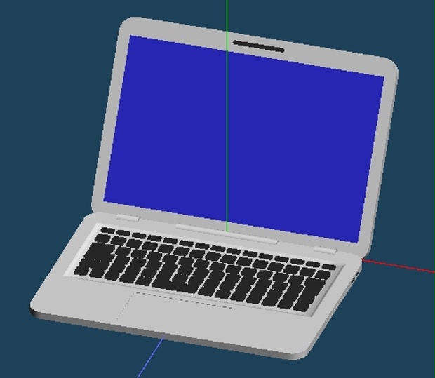 【lwo】ノートパソコン３Ｄ【コミスタ】【クリスタ】