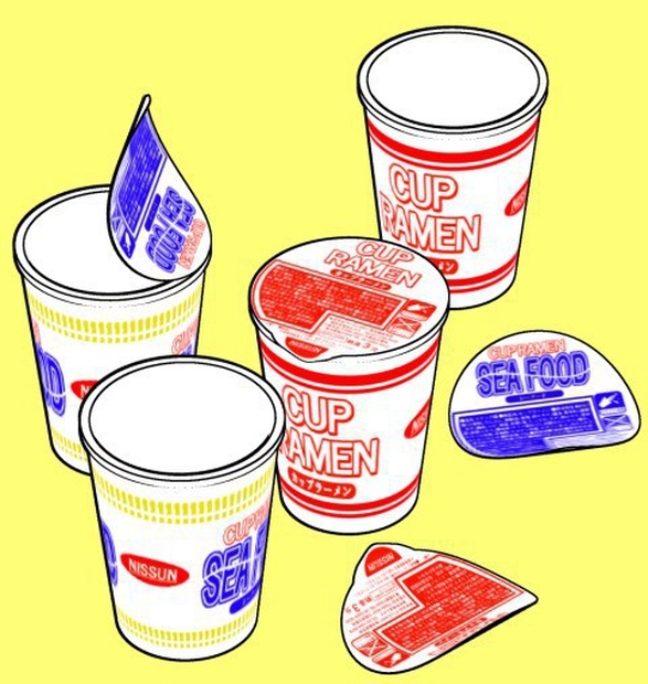 カップラーメン３ｄ素材集 クリスタ コミスタ素材製作所 Booth