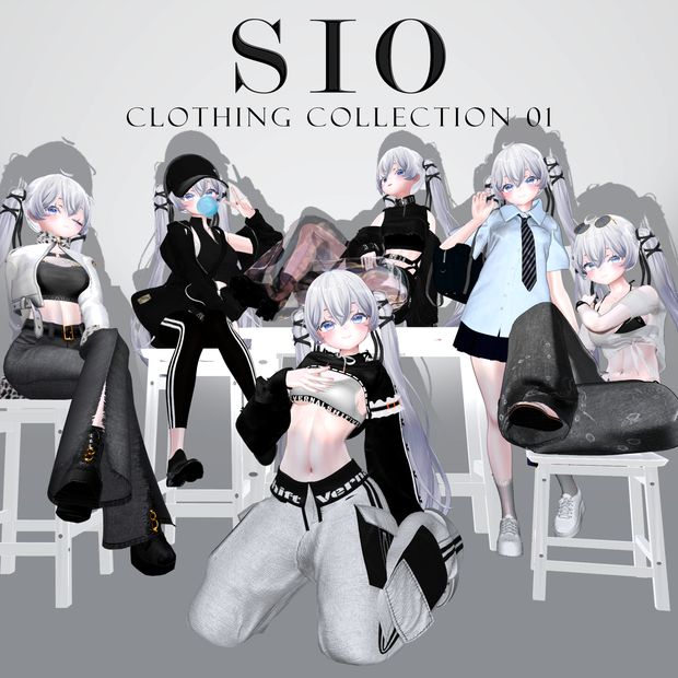 Late Summer Sale<しお限定> SIO CLOTHING COLLECTION 01 <6 outfits> 