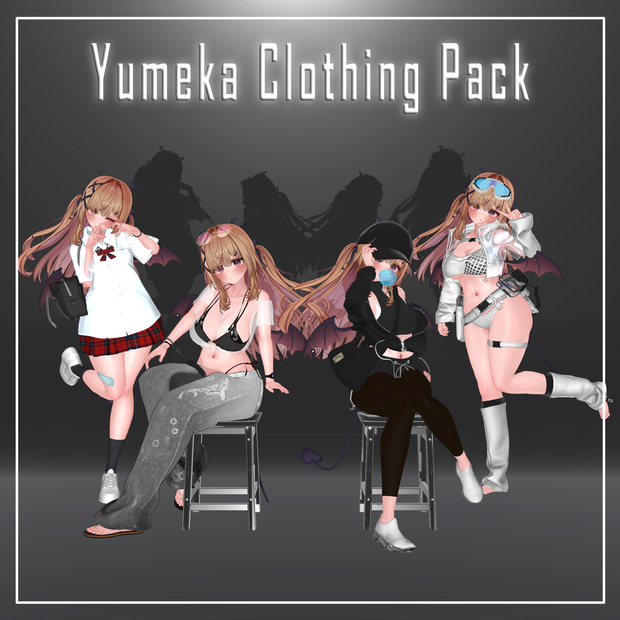 <大特価> <一週間限定発売!!!> Yumeka Clothing Pack <4 Outfits > 