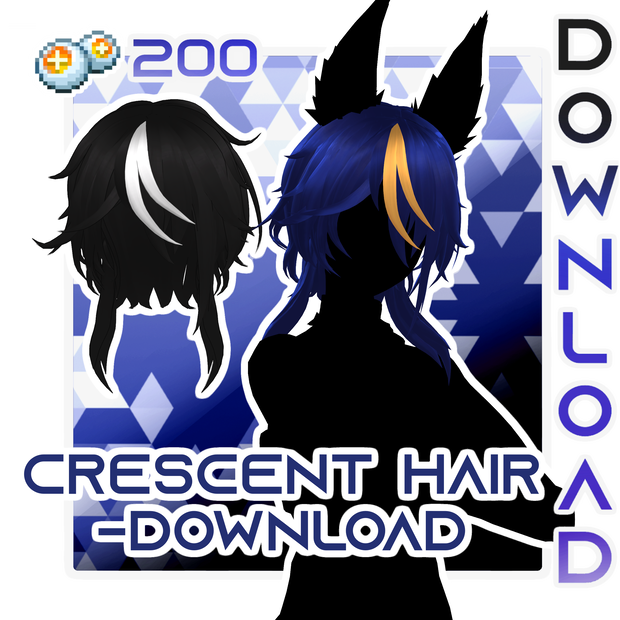 MMD // Crescent Hair