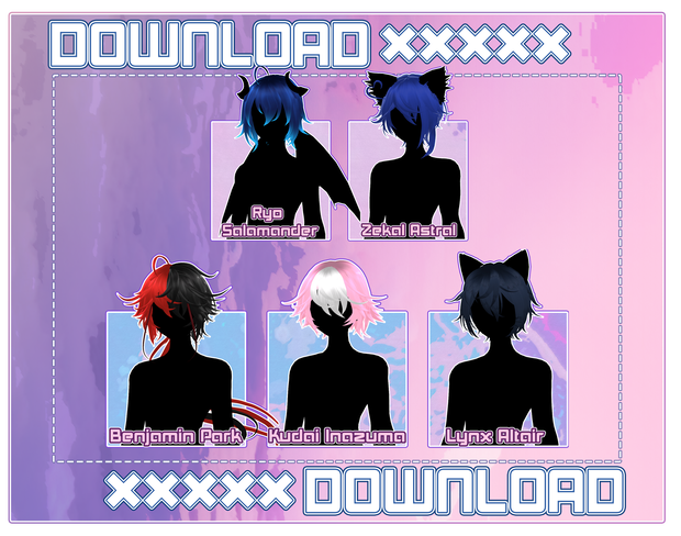 MMD // Hair Pack 3# DOWNLOAD // P2U //