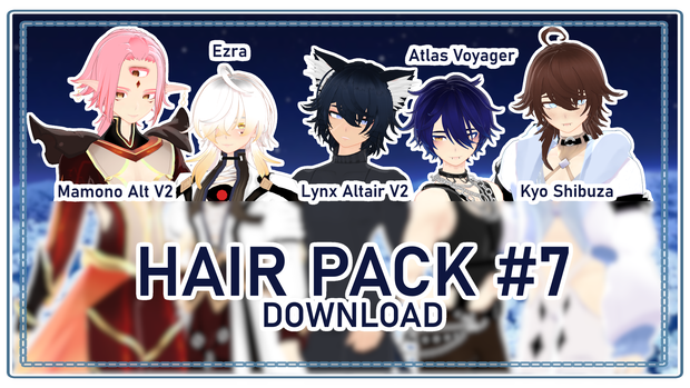 MMD // Hair Pack 7# DOWNLOAD // P2U