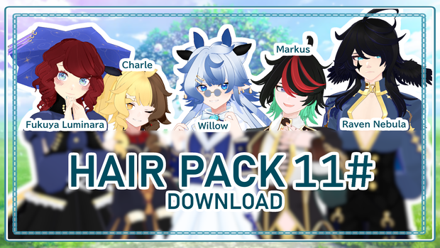 MMD // Hair Pack #11 DOWNLOAD // P2U
