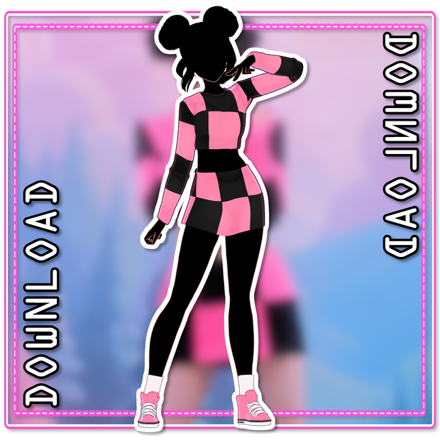 MMD // NEMONEMO (네모네모) Outfit DOWNLOAD // P2U