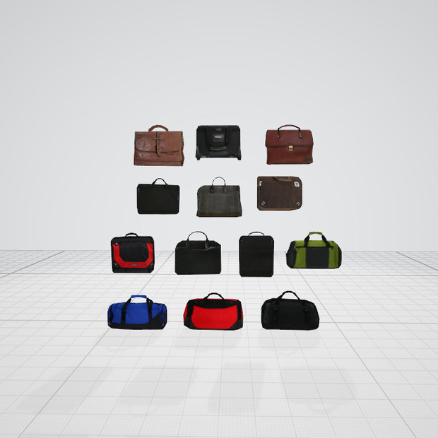 3dモデル　バック　１３個　