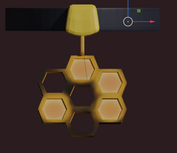 honey comb choker (free)