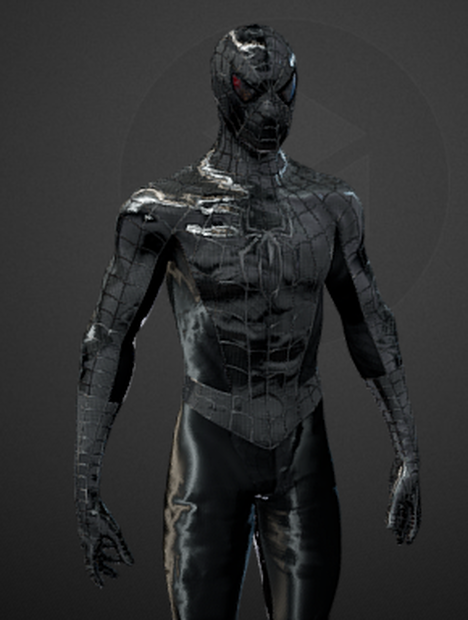 シンビオート スパイダーマン - トビー・マグワイア 3D モデル