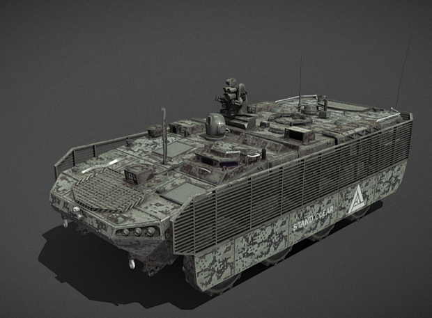 ARX APC 戦車  VRChat アクセサリ 3D アクセサリ