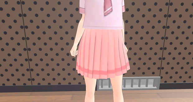 学生用ピンクスカート