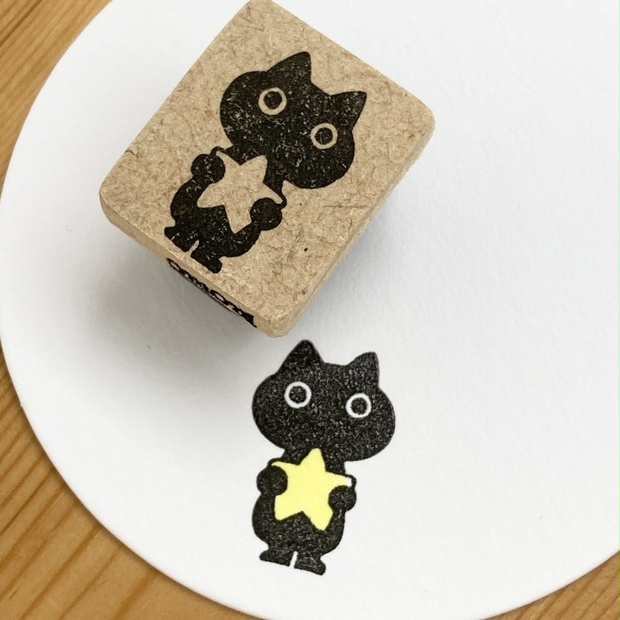 星ねこ 消しゴムはんこ - omom-shop - BOOTH