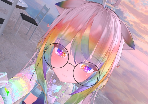 rainbow texture (for maya) - nok-a 녹아 - BOOTH