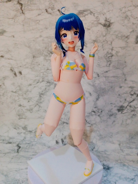 ペーパーフィギュア【無料DL】八奈見杏菜（負けヒロインが多