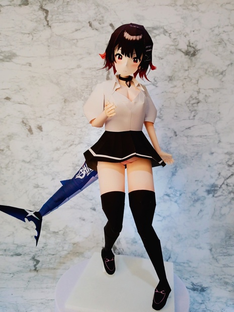 ペーパーフィギュア【無料DL】エレン・ジョー 制服Ver（ゼンレスゾーン