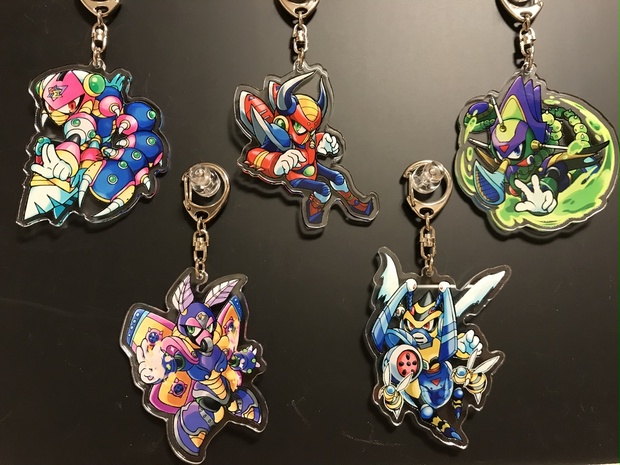 Amazon.co.jp: ミニ色紙 8種コンプリート まとめ ロックマン POP