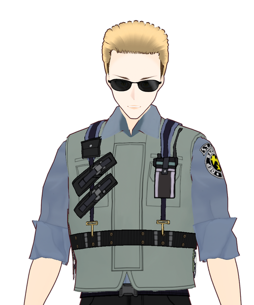 Wesker Resident evil Classic suit Vroid/Vrm